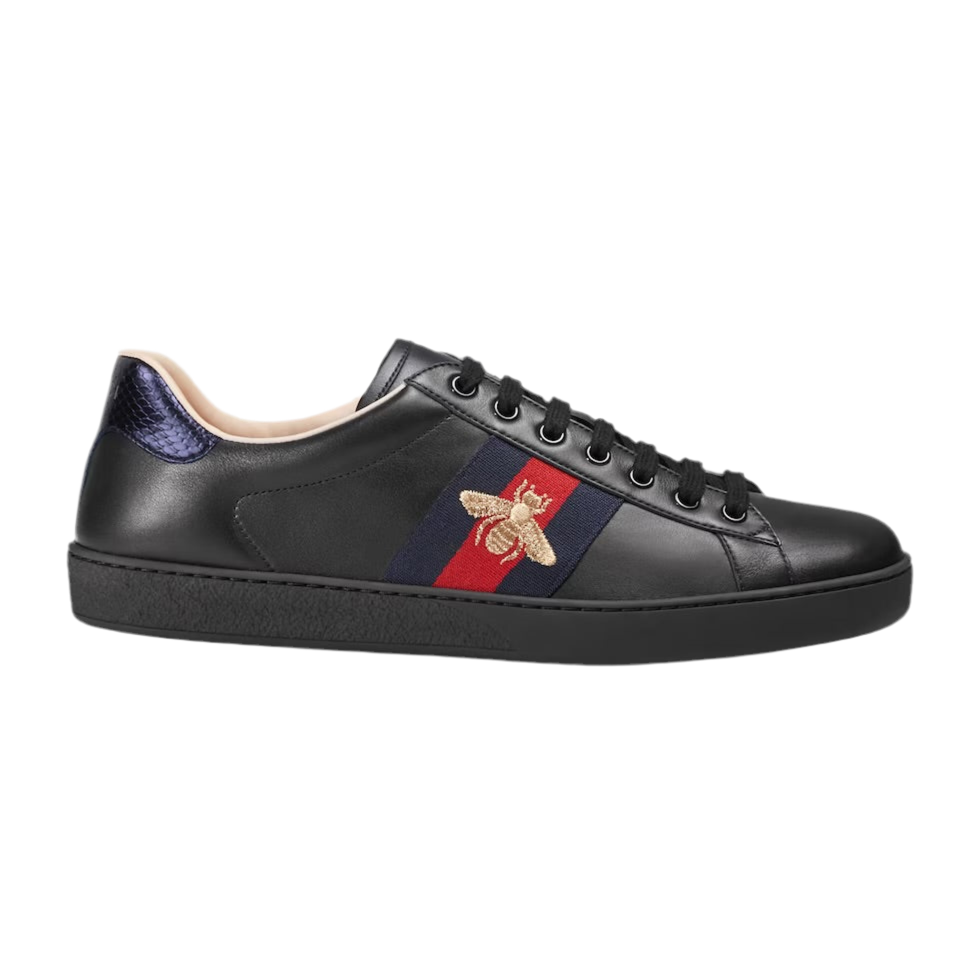 BASKETS ACE BRODÉES POUR HOMME NOIRE GUCCI