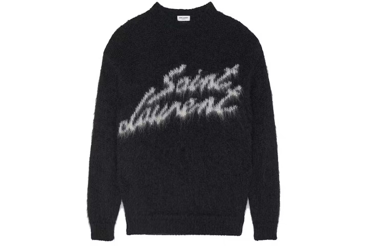 Saint Laurent Pull Années 90 En Mohair