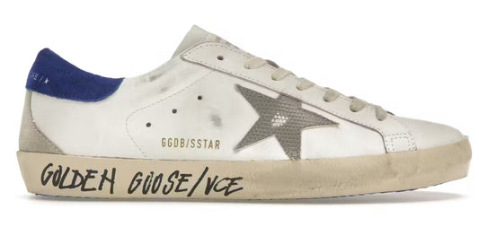 Golden Goose Super-Star blanc/bleu