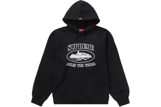 Supreme Corteiz Rules The World Hoodie
Black