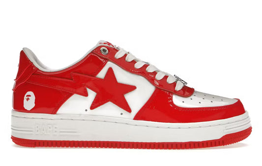 A Bathing Ape Bape Sta
Patent Leather White Red (2023)