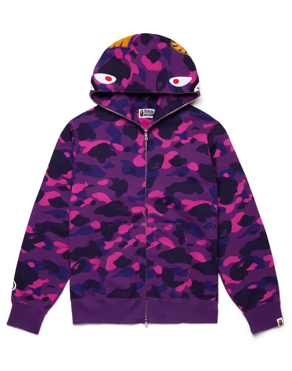 Sweat à capuche zippé BAPE Color Camo Shark
Violet