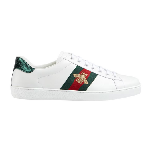 BASKETS ACE BRODÉES POUR HOMME BLANC GUCCI