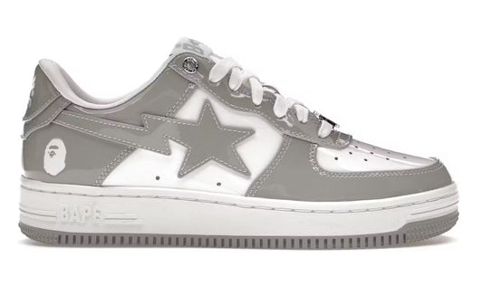 A Bathing Ape Bape Sta
Patent Leather White Grey (2023)