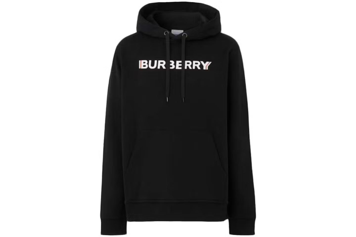 Burberry Logo Print Cotton Hoodie
Black