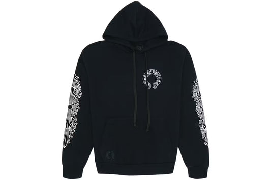 Chrome Hearts Horse Shoe Floral Hoodie
Black