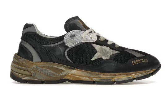 Golden Goose Running Dad Noir Gris