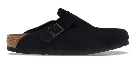 Birkenstock Boston soft footbed Suede black